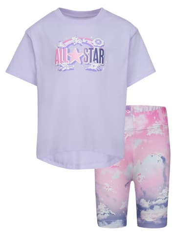 Converse 2tlg. Outfit in Lila