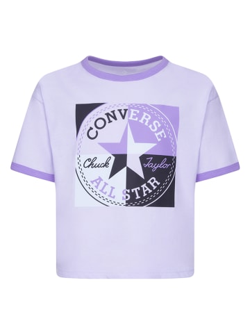 Converse Koszulka w kolorze fioletowo-czarnym