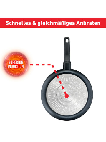 Tefal Bratpfanne "Black Stone" in Schwarz - Ø 20 cm