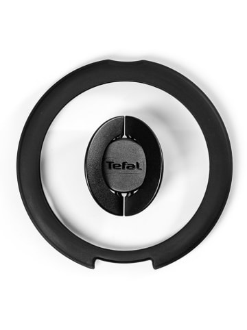 Tefal 3 szklane pokrywki Tefal "Ingenio" w kolorze czarnym
