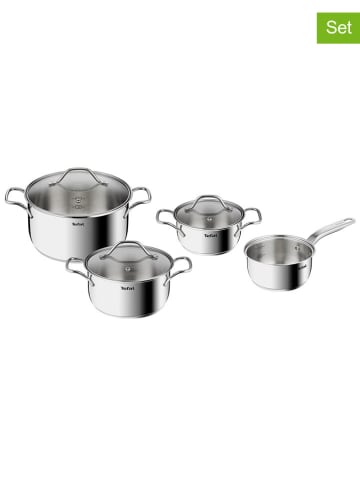 Tefal 7tlg. Set: Edelstahl-Kochgeschirr "Intuition"
