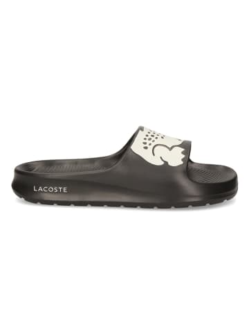 Lacoste Slippers zwart/wit