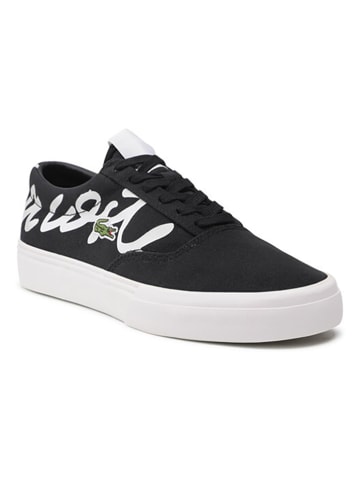 Lacoste Sneakersy w kolorze czarno-białym