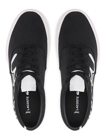 Lacoste Sneakersy w kolorze czarno-białym