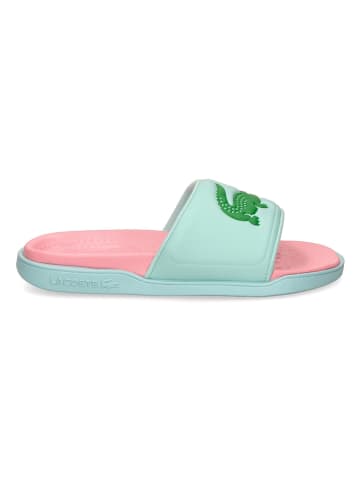 Lacoste Slippers turquoise/groen