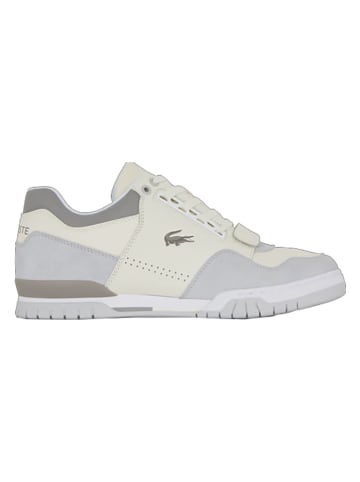 Lacoste Skórzane sneakersy w kolorze szaro-kremowym
