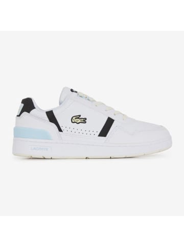 Lacoste Sneakersy w kolorze biało-błękitnym