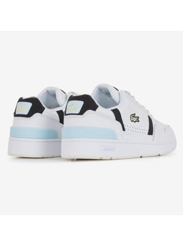 Lacoste Sneakersy w kolorze biało-błękitnym