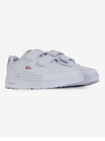 Lacoste Sneakersy w kolorze biało-jasnoróżowym