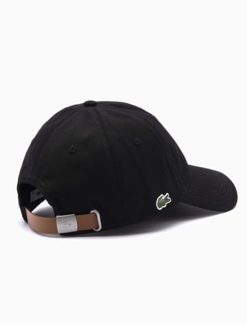 Lacoste Cap in Schwarz