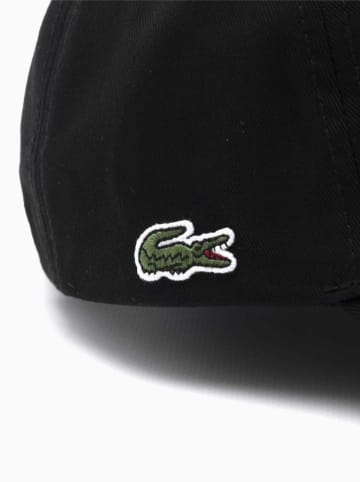 Lacoste Czapka w kolorze czarnym