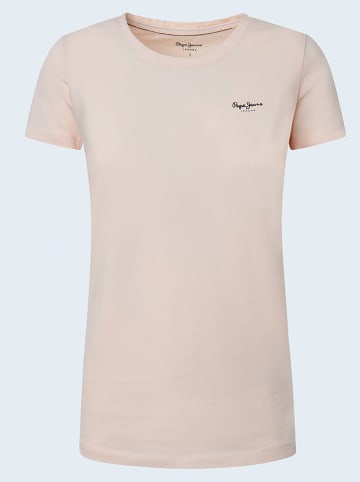 Pepe Jeans FOOTWEAR Koszulka w kolorze jasnoróżowym