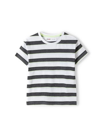 Minoti 3-delige set: shirts wit/grijs/groen