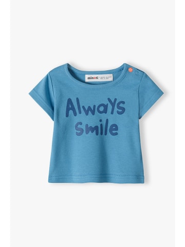 Minoti 2er-Set: Shirts in Weiß/ Hellblau