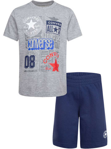 Converse 2tlg. Outfit in Grau/ Dunkelblau