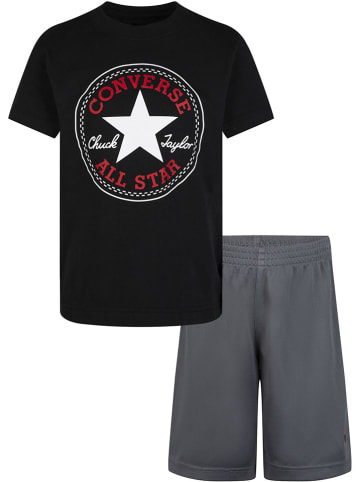 Converse 2-częściowy zestaw w kolorze czarno-antracytowym