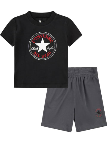 Converse 2-delige outfit zwart/antraciet