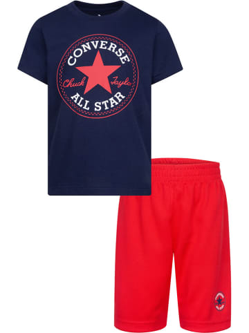 Converse 2tlg. Outfit in Dunkelblau/ Rot