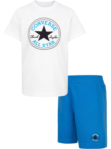 Converse 2tlg. Outfit in Weiß/ Blau