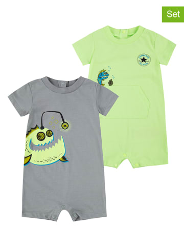 Converse Rampersy (2 szt.) w kolorze szaro-jasnozielonym