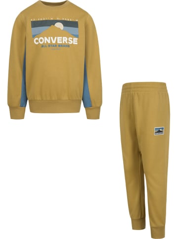 Converse 2-delige outfit mosterdgeel
