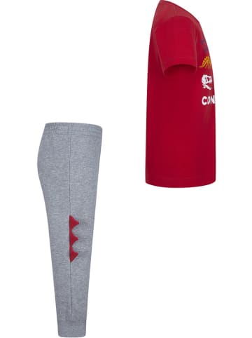 Converse 2-częściowy zestaw w kolorze czerwono-szarym