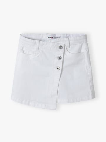 Minoti Spódnica dżinsowa w kolorze białym