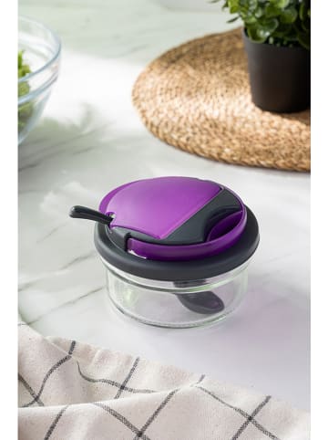 Violeta Home Lunchbox paars/transparant - 410 ml
