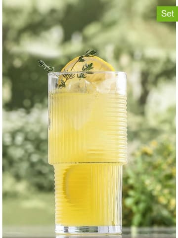 Violeta Home 6er-Set: Trinkglas - 400 ml in Transparent