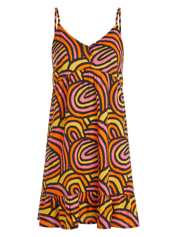 O'Neill Kleid "Malu" in Schwarz/ Orange/ Gelb