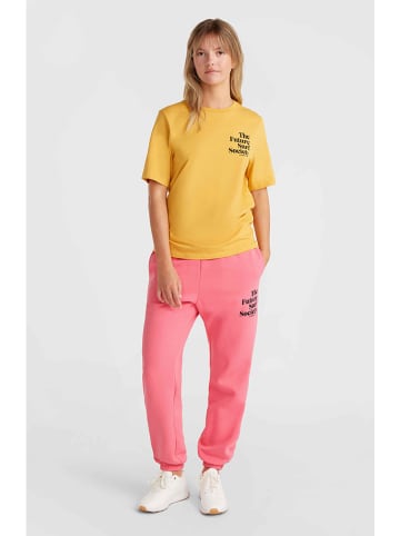 O´NEILL Spodnie dresowe "Future Surf Society" w kolorze różowym
