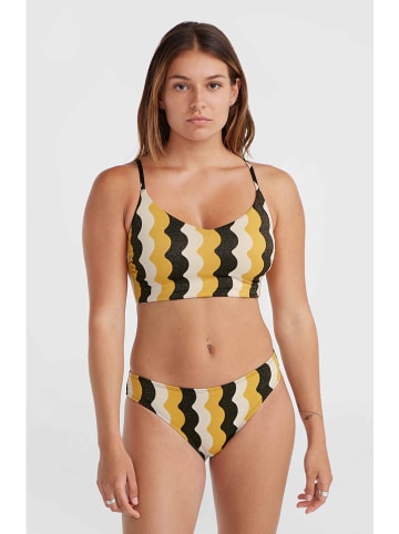 O´NEILL Bikini "Vintage Midles Rita" w kolorze biało-żółto-czarnym