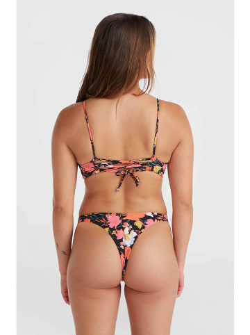 O'Neill Bikini "Wave Skye" w kolorze czarno-różowo-pomarańczowym