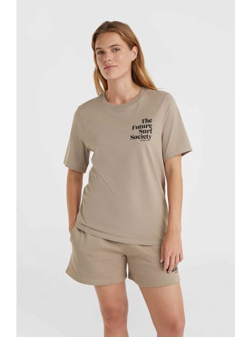 O´NEILL Koszulka "Future Surf Society" w kolorze jasnobrązowym