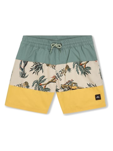 O´NEILL Zwemshort "Cali" groen/geel/beige