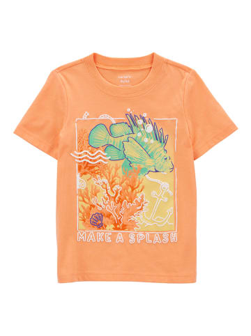 carter's Koszulka w kolorze pomarańczowym