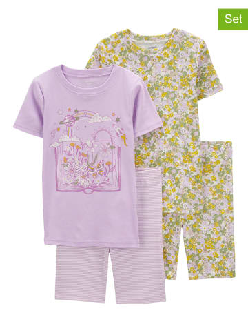 carter's 2er-Set: Pyjamas in Lila