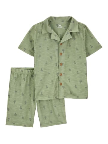 carter's Piżama w kolorze zielonym