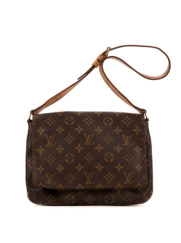 Louis Vuitton Schoudertas "Musette Tango" bruin - (B)25 x (H)19 x (D)3 cm