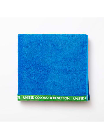 Benetton Ręcznik kąpielowy w kolorze niebieskim - 160 x 90 cm
