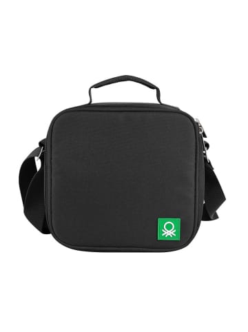 Benetton Lunchbag in Schwarz - (B)23 x (H)22 x (T)13,5 cm
