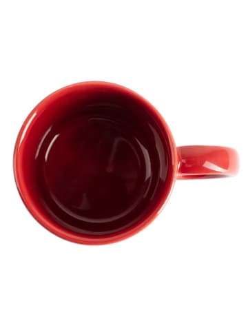 Benetton 4er-Set: Kaffeetassen in Rot - 360 ml