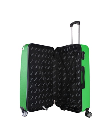 Geographical Norway 5tlg. Hardcase-Trolleyset "Softless" in Grün
