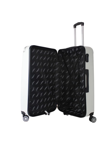 Geographical Norway 5tlg. Hardcase-Trolleyset "Softless" in Weiß
