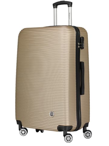 Geographical Norway 5tlg. Hardcase-Trolleyset "Salomun" in Beige