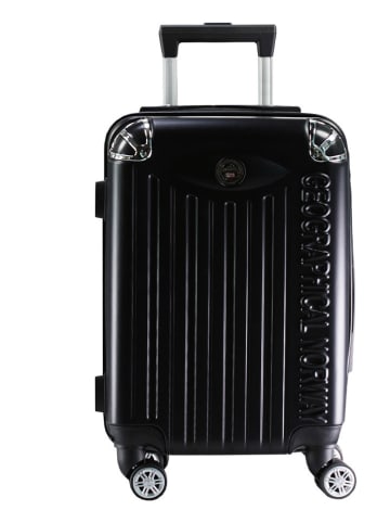 Geographical Norway Hardcase-Trolley "Softless" in Schwarz - (B)34 x (H)52 x (T)21 cm