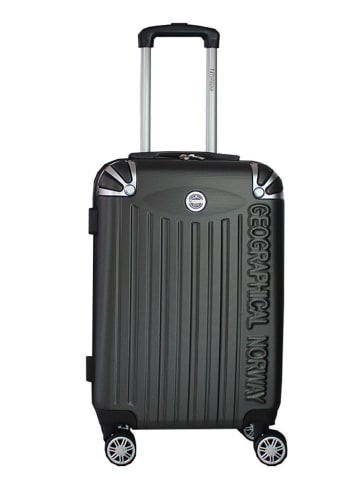 Geographical Norway Walizka "Softless" w kolorze antracytowym - 34 x 52 x 21 cm