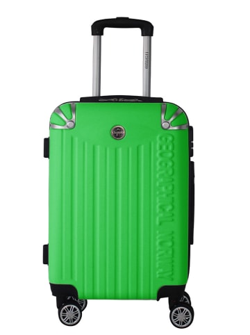 Geographical Norway Hardcase-trolley "Softless" groen - (B)34 x (H)52 x (D)21 cm