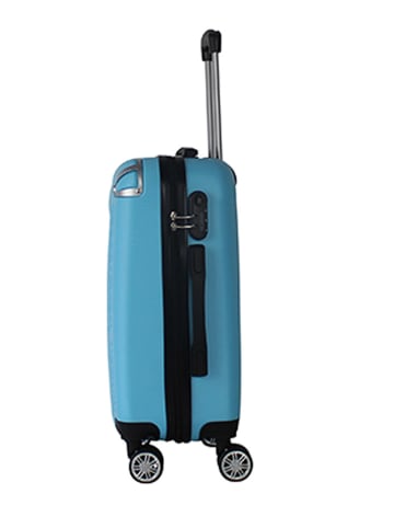 Geographical Norway Hardcase-trolley "Softless" lichtblauw - (B)34 x (H)52 x (D)21 cm