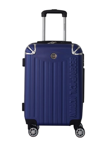 Geographical Norway Hardcase-trolley "Softless" donkerblauw - (B)34 x (H)52 x (D)21 cm